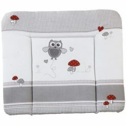 Cheapest 🛒 Roba Changing mat Soft - Adam & Owl - Grey 🛒