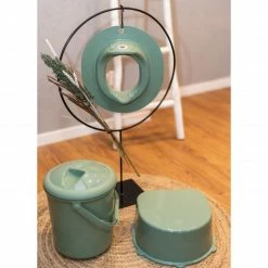 Best Pirce 😍 Rotho Babydesign Windeleimer Bella Bambina - Shale Green ⌛ -Baby Changing Sales rotho babydesign windeleimer bella bambina shale green 2002103300001 d3