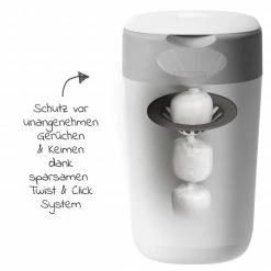 Hot Sale 🔥 Tommee Tippee 12-tlg. Wickelset - Windeleimer Twist & Click + 4 Nachfüllkassetten + Folien-Wickelunterlage + 6 Mullwindeln ⭐ -Baby Changing Sales tommee tippee 12 tlg wickelset windeleimer twist click 4 nachfullkassetten folien wickelunterlage 6 mullwindeln set 692 d2
