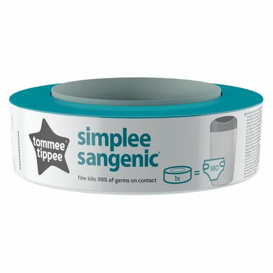 Buy 👏 Tommee Tippee Refill cassette for nappy bucket Simplee Sangenic - pack of 6 😀 4 Buy 👏 Tommee Tippee Refill cassette for nappy bucket Simplee Sangenic - pack of 6 😀 - Image 2
