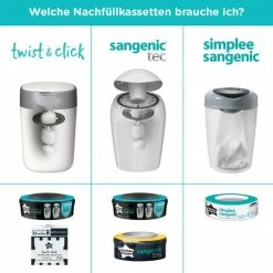 Budget ❤️ Tommee Tippee Nachfüllkassette für Windeleimer Twist and Click Advanced - 12er Pack - Greenfilm™ 🧨 -Baby Changing Sales tommee tippee nachfullkassette fur windeleimer twist and click advanced 12er pack greenfilm 85201003 d3