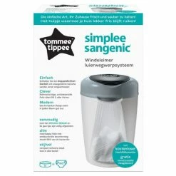 Cheap 🔔 Tommee Tippee Nappy Bucket Simplee Sangenic - Grey 🌟 -Baby Changing Sales tommee tippee windeleimer simplee sangenic inkl 1 nachfullkassette greenfilm weiss grau 87003103 d4