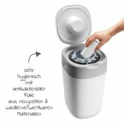 Best deal 👏 Tommee Tippee Windeleimer Twist and Click Advanced inkl. 1 Nachfüllkassette - Greenfilm™ - Weiß 👍 -Baby Changing Sales tommee tippee windeleimer twist and click advanced inkl 1 nachfullkassette greenfilm weiss 85200103 d4