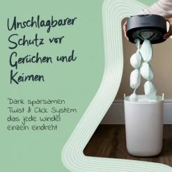 Top 10 🌟 Tommee Tippee Windeleimer Twist and Click Sangenic inkl. 1 Nachfüllkassette - Greenfilm™ - Grün 🛒 10 Top 10 🌟 Tommee Tippee Windeleimer Twist and Click Sangenic inkl. 1 Nachfüllkassette - Greenfilm™ - Grün 🛒 -Baby Changing Sales tommee tippee windeleimer twist and click sangenic inkl 1 nachfullkassette greenfilm grun 85202403 d2