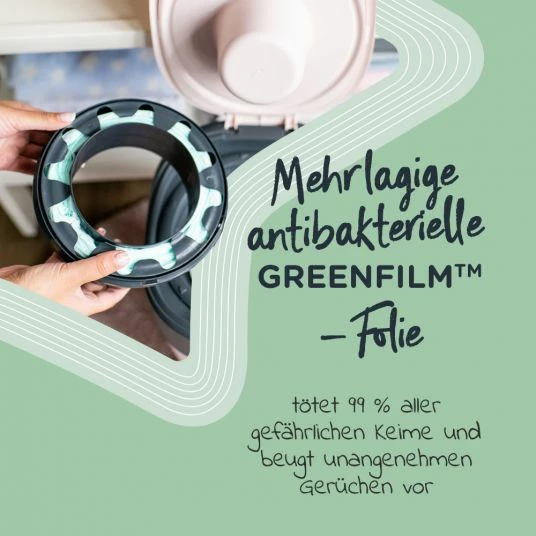 Top 10 🌟 Tommee Tippee Windeleimer Twist and Click Sangenic inkl. 1 Nachfüllkassette - Greenfilm™ - Grün 🛒 7 Top 10 🌟 Tommee Tippee Windeleimer Twist and Click Sangenic inkl. 1 Nachfüllkassette - Greenfilm™ - Grün 🛒 - Image 5