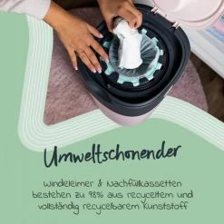 Budget ⭐ Tommee Tippee Windeleimer Twist and Click Sangenic inkl. 6 Nachfüllkassetten - Greenfilm™ - Weiß 👍 -Baby Changing Sales tommee tippee windeleimer twist and click sangenic inkl 6 nachfullkassetten greenfilm weiss 85201903 d3