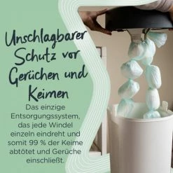 Flash Sale 💯 Tommee Tippee Windeleimer Twist and Click Sangenic XL inkl. 1 Nachfüllkassette - Greenfilm™ - Weiß ✨ -Baby Changing Sales tommee tippee windeleimer twist and click sangenic xl inkl 1 nachfullkassette greenfilm weiss 83501401 d4